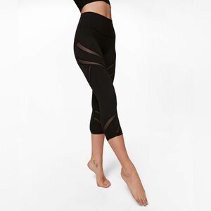 Lululemon Wunder Under High-Rise Crop 21" Mesh Cutouts